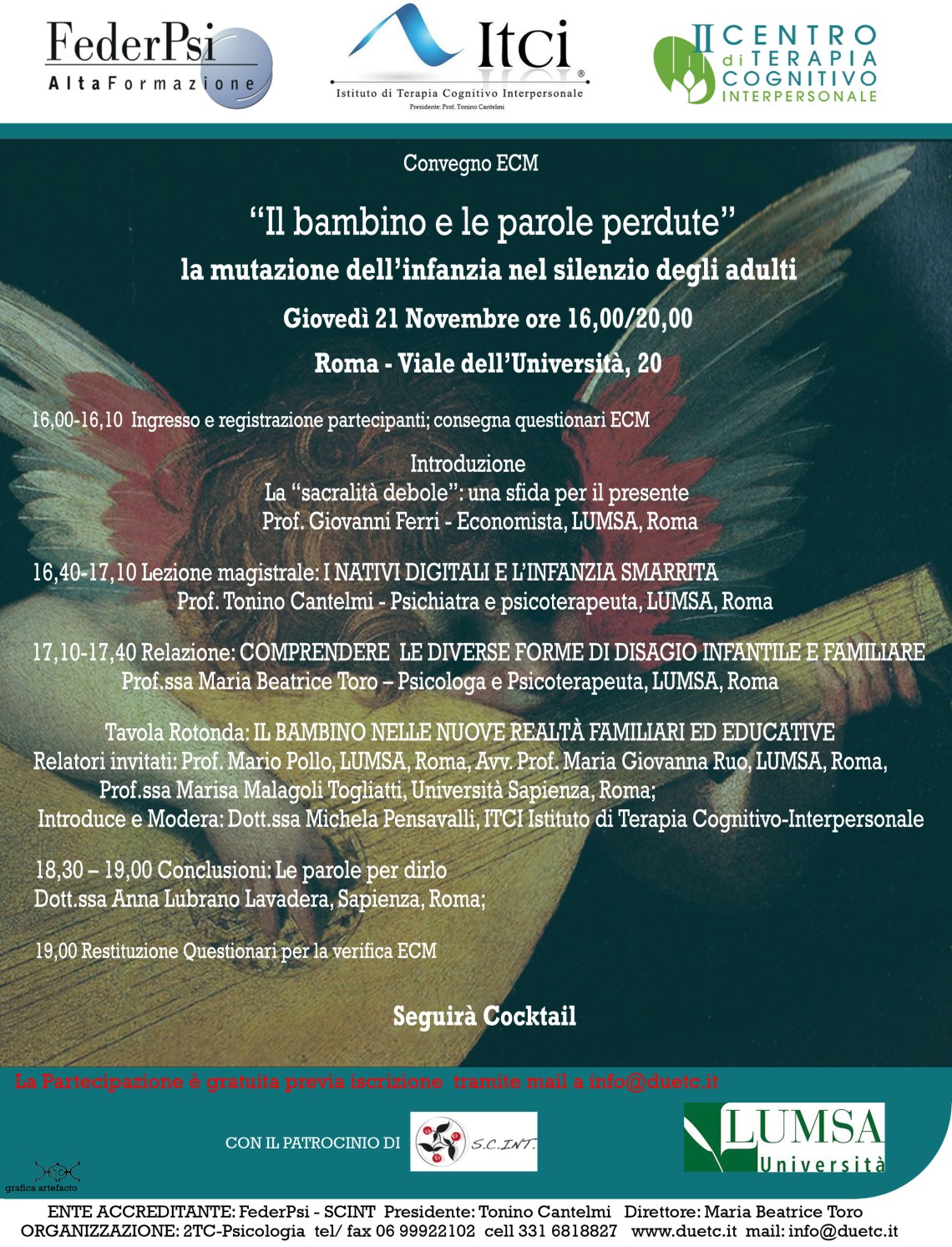 LOCANDINA IL BAMBINO E LE PAROLE PERDUTE rosso